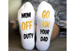 'Do not disturb' sokken Mom off duty
