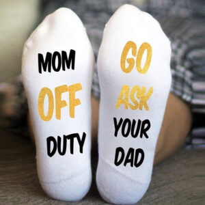'Do not disturb' sokken Mom off duty