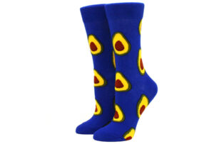 Printed Socks Avocado - blauw