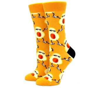 Printed Socks Avocado - geel