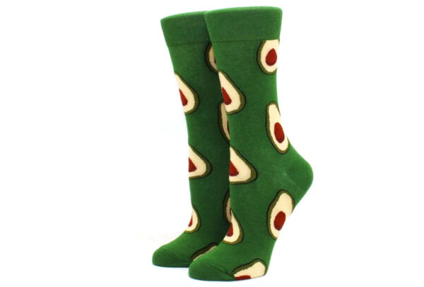 Printed Socks Avocado - groen