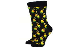 Printed Socks Limoen - zwart